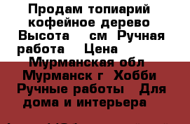 Продам топиарий -кофейное дерево. Высота 45 см. Ручная работа. › Цена ­ 1 000 - Мурманская обл., Мурманск г. Хобби. Ручные работы » Для дома и интерьера   
